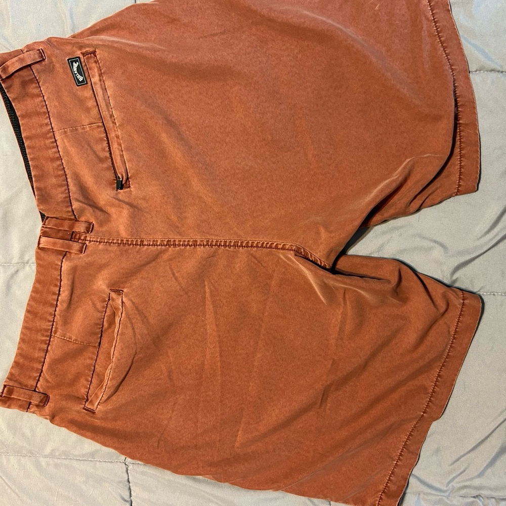 Billabong Men's Burnt Orange Flat Front Shorts - Picture 2 of 2